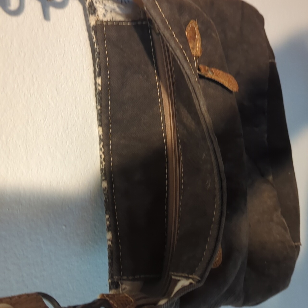 Myra Bag Hair on Hide  pattern Crossbody - Picture 4 of 6
